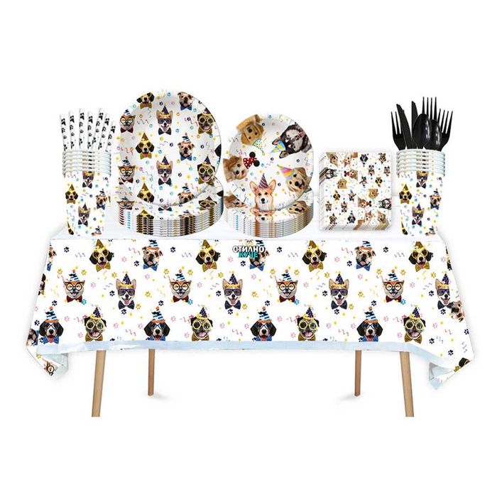 Парти аксесоари за рожден ден на домашен любимец: Чаши, Чинии и др.