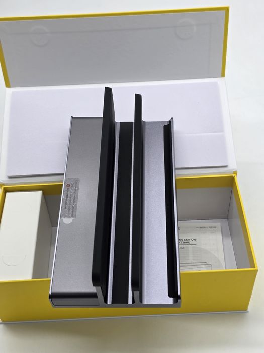 Stație de andocare pentru monitor dual: QUUGE suport USB C 7 în 1 cu H