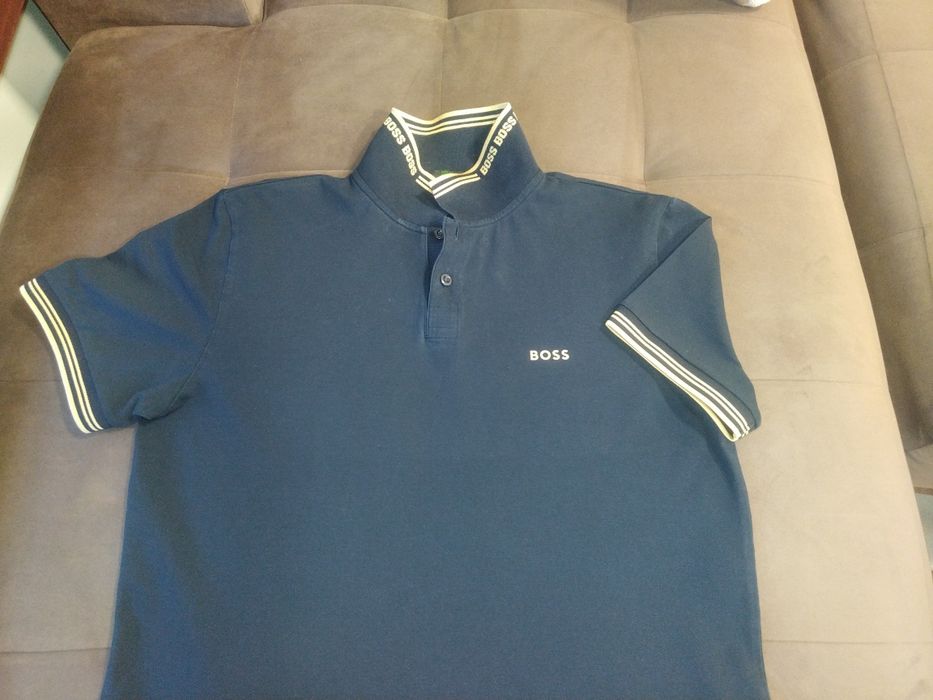 Мъжка тениска с яка BOSS