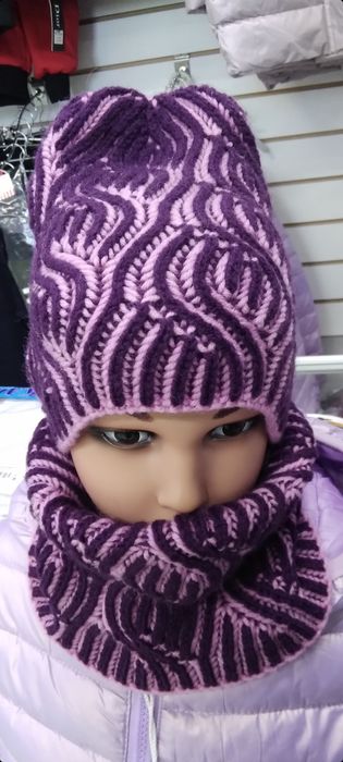 Комплект шапка,  снуд