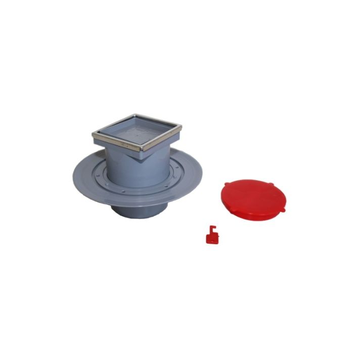 Сифон за вграждане на плочка - 10х10см