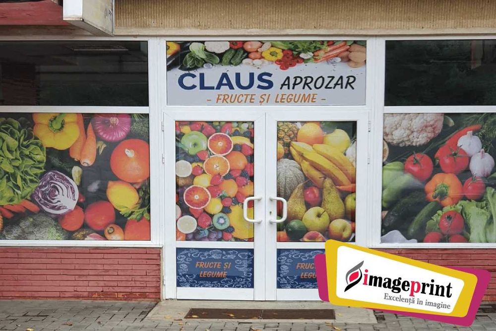 bennere sablare autocolant perforat casete colantari folie solara