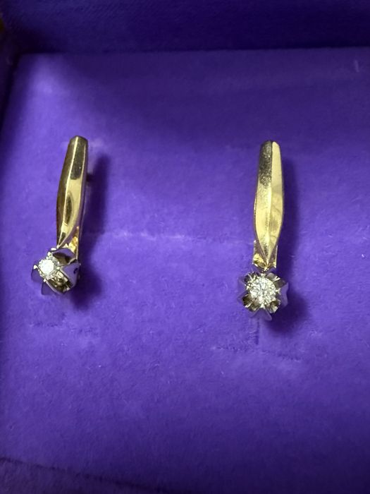 Бриллиантовые серьги