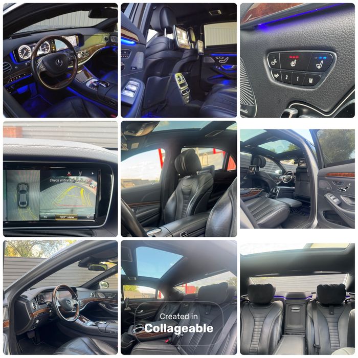 Mercedes S350Cdi-2015-4MATIC/Panoramic/Long/FULL-5Butoane-Variante Auto!