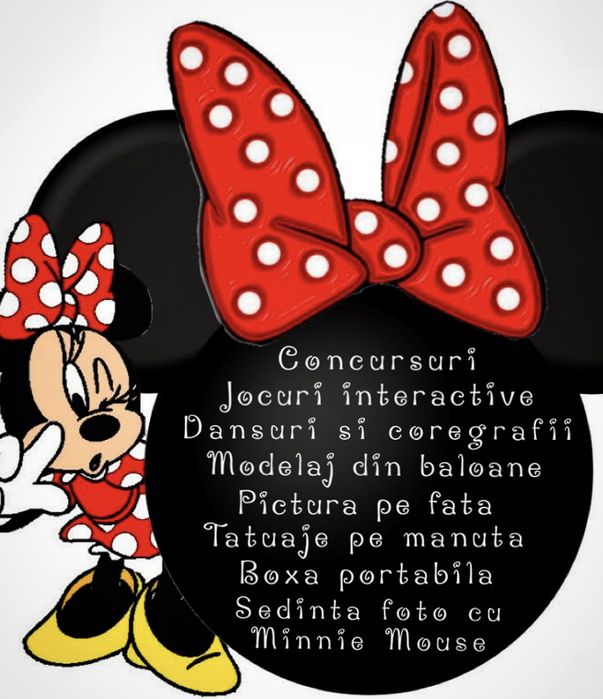 Minnie Mouse - Animator petreceri copii