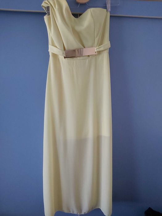 Дамска жълта Рокля