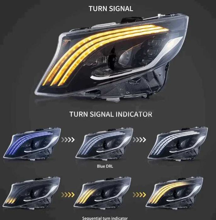 LED фарове Mercedes Vito447  2016-2013