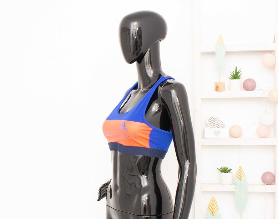 Adidas Stella Mccartney оригинален дамски топ спортен сутиен фитнес М