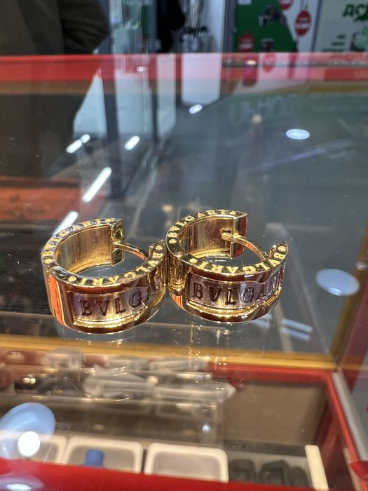 Золото изделие Алтын серьги