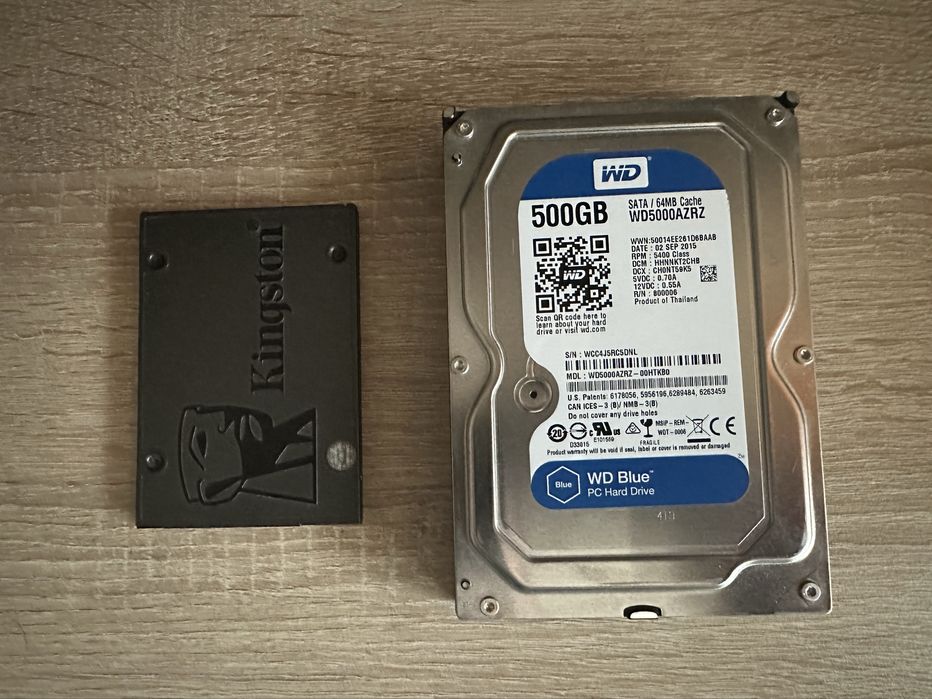 Vand ssd 240GB si HDD 500 GB