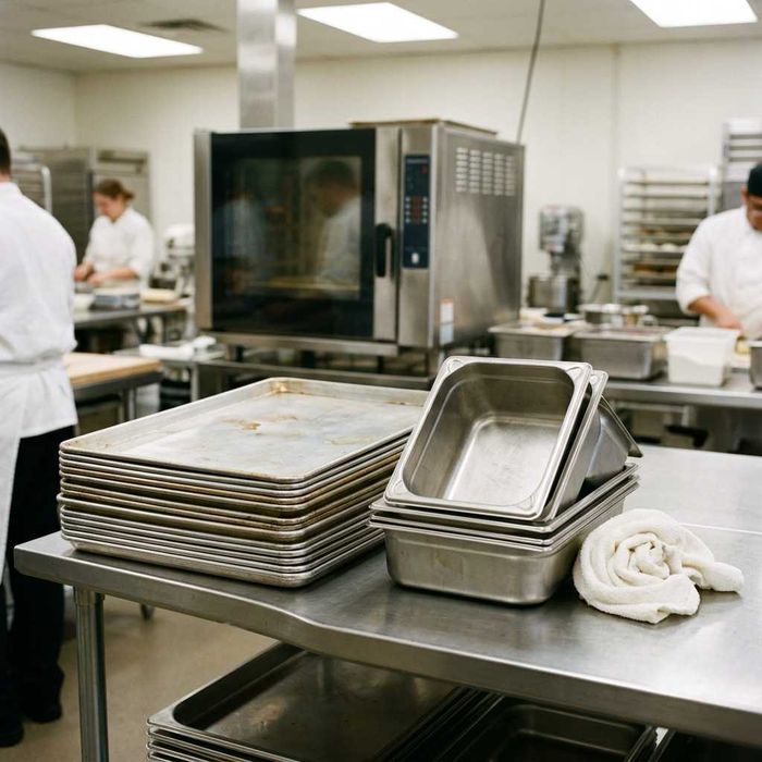 Гастроемкость , Противень для духовки / Форма для самсы (Нержавейка)
