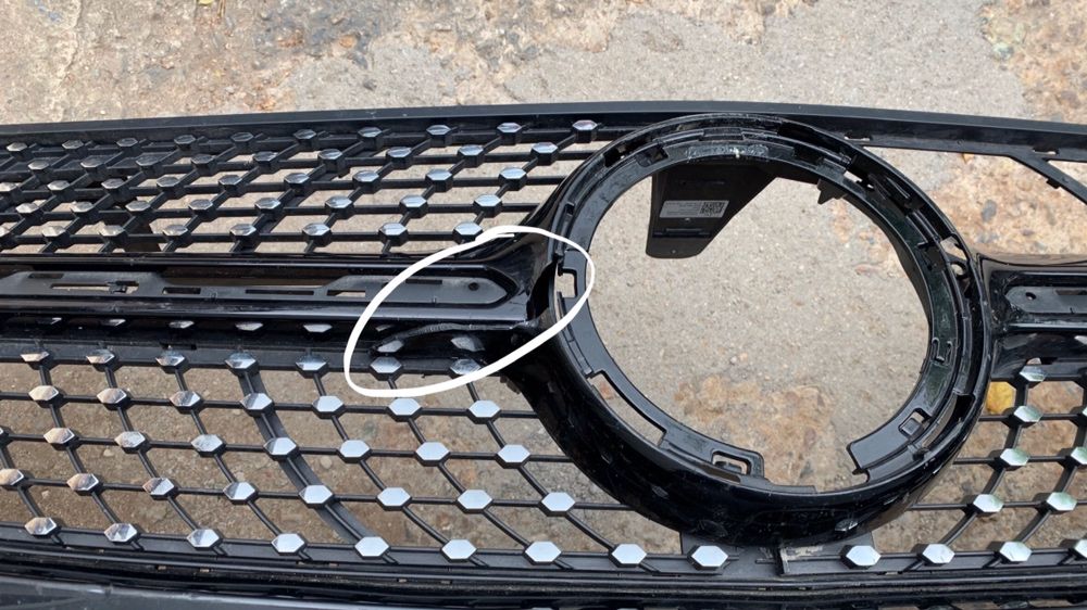 Броня за Мерцедес / Mercedes GLC W253 face amg