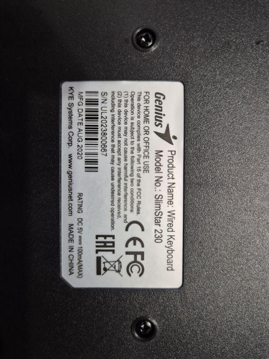 Tastatura genius slim