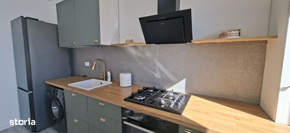 Apartament cu doua camere, open space