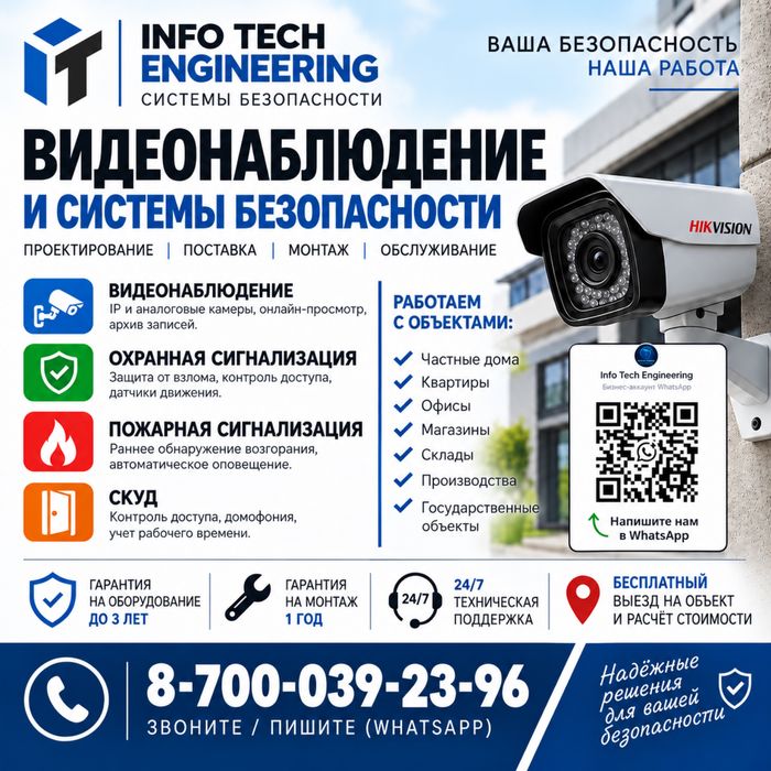 Камеры видеонаблюдения под ключ