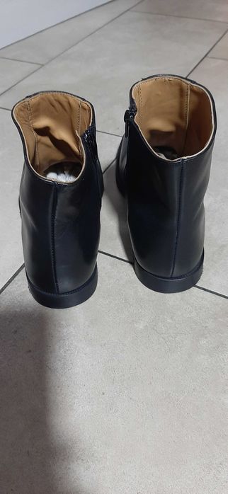 Ghete piele  fermuar 43