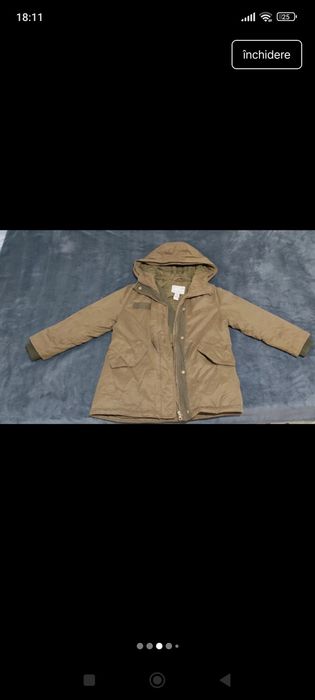 Geacă Zara pentru fete, mărimea 122/128 cm