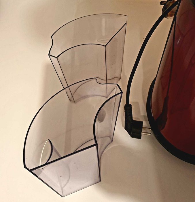 Storcător slow juicer Heinner HSJ-160RD 150W, roșu-negru, funcțional