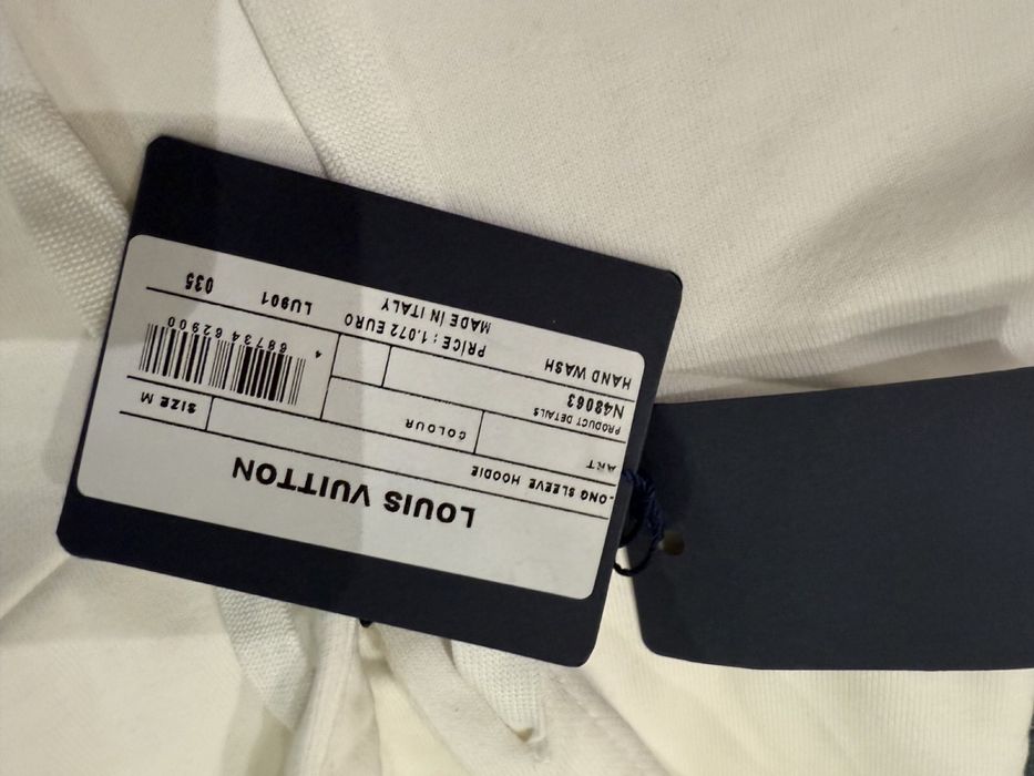 Мъжко/дамско Оригинално  горнище/Суичър Louis Vuitton-М размер -Ново