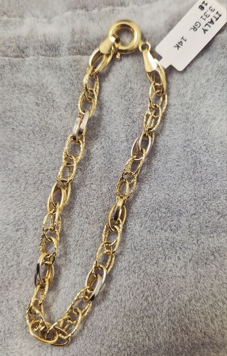 Золотой браслет Италия