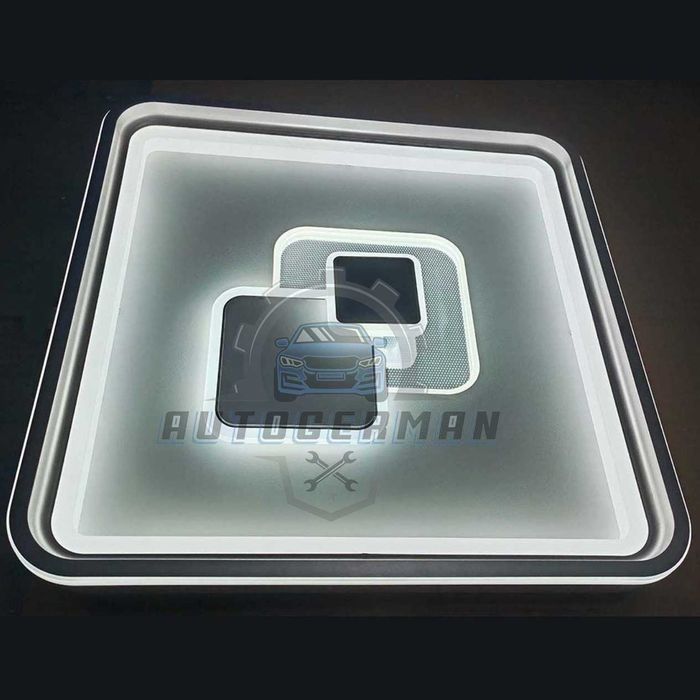 Осветление за тавана 100w Стилен дизайн квадратна форма лампа