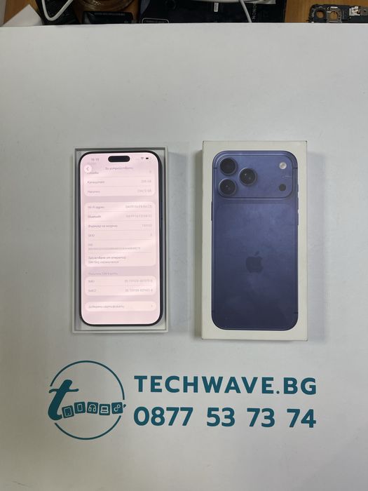 Apple iPhone 17 Pro Max 256GB Deep Blue 100%