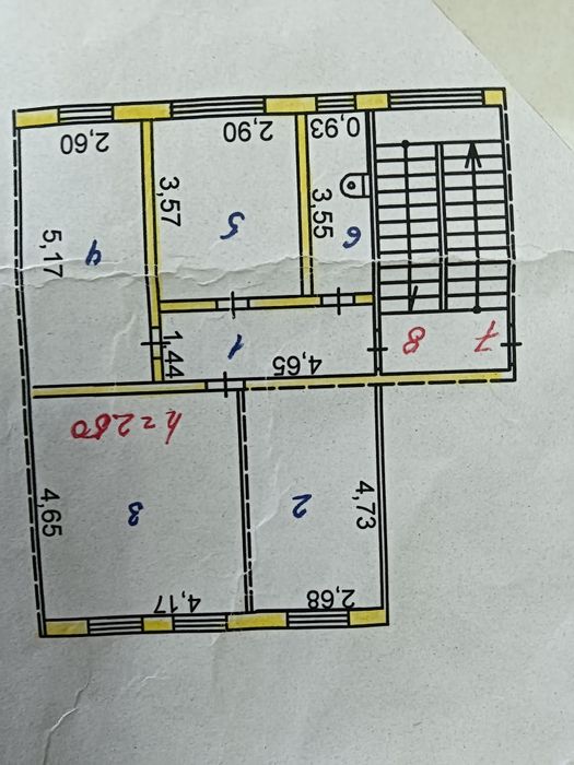 Квартира трёхкомнатная