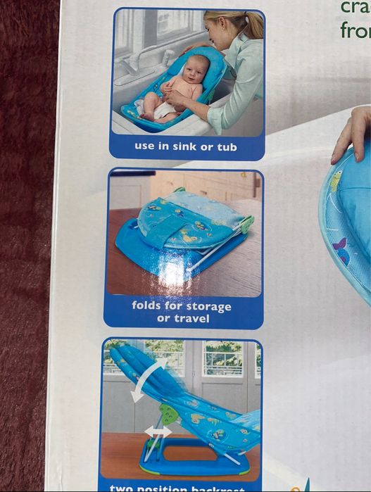 Лежак шезлонг для купания ребёнка