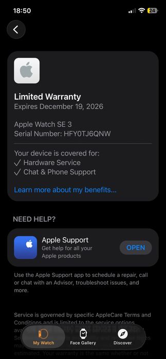 Apple watch SE 3 40mm Solo loop GPS