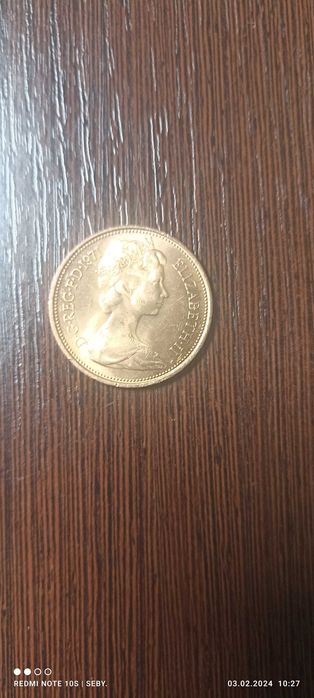 Vând moneda NEW PENCE 2