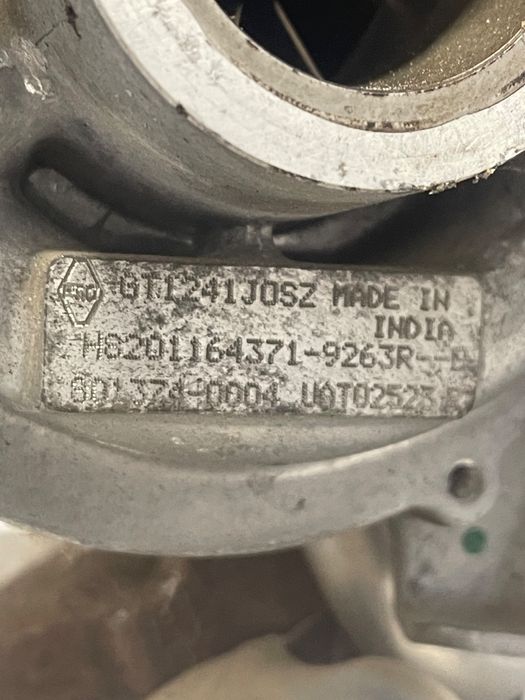 Turbina Renault Fluence L30_ 2010 - > 1.5 Dci K9K 834, Renault Captur