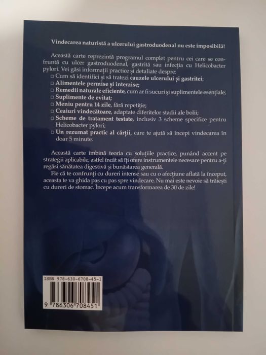 Scapă de Gastrită sau Ulcer în doar 30 de zile