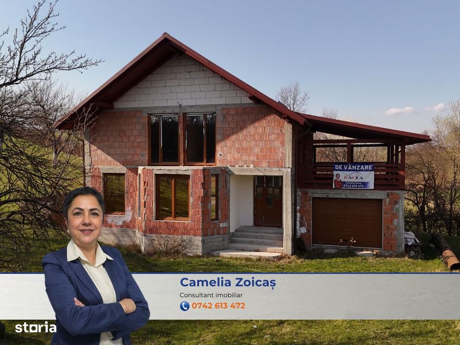 Casă P+M, teren 1.200 mp – Coaș