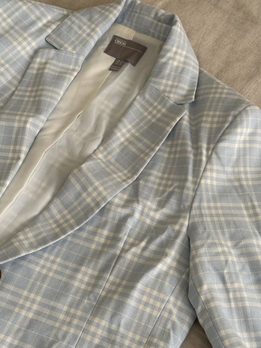 Пиджак в клетку Asos