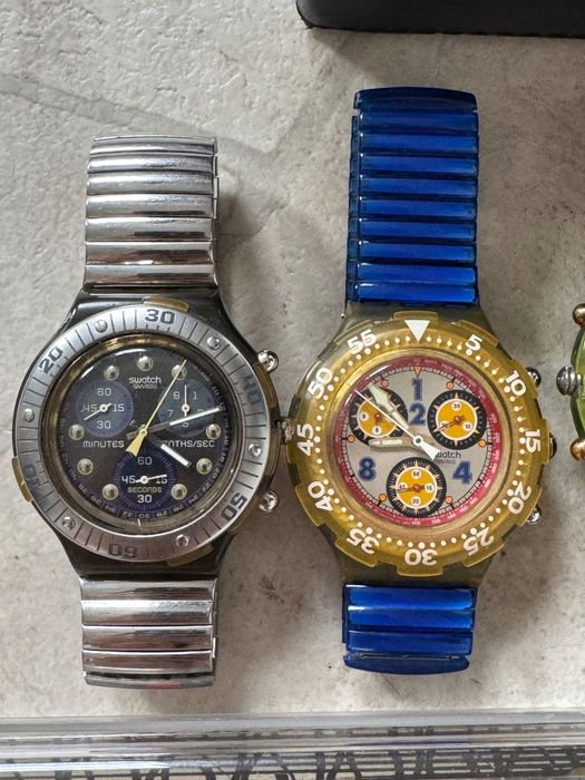 Lot 7 ceasuri Swatch Vintage anii '90