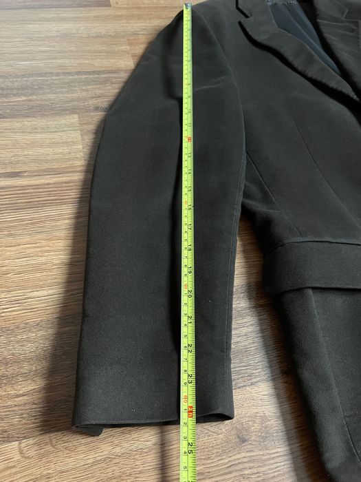 Costum (sacou + pantaloni) maro femei catifea mat