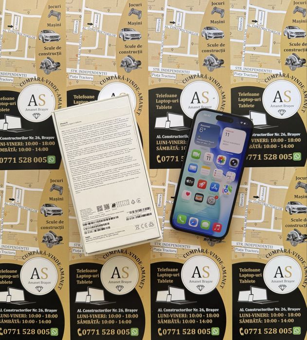 Apple iPhone 15 Black 128Gb Neverlocked la cutie