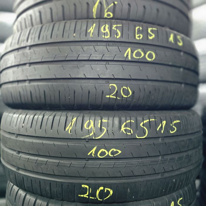 2x 195/65/15 VARA CONTINENTAL 2020 Stare excelentă