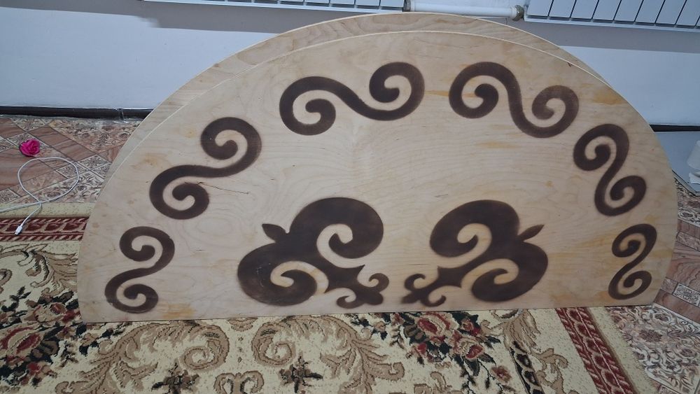 Жиналмалы дөңгелек жер стол