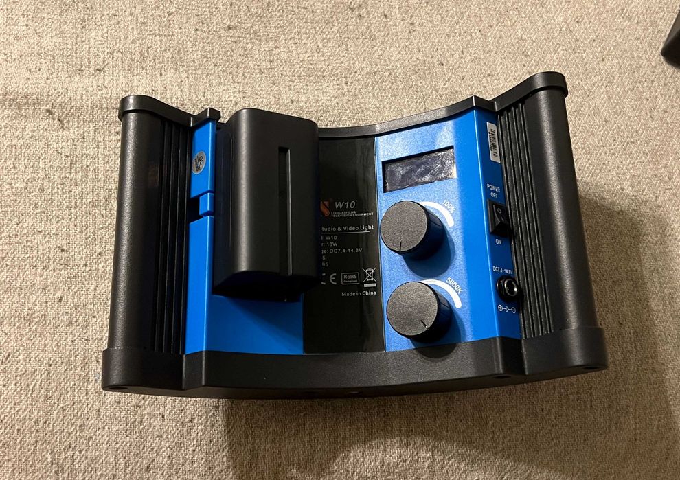 Lumina lampa video foto LED unghi larg 180 grad W10 de 36W 3200K 5600K