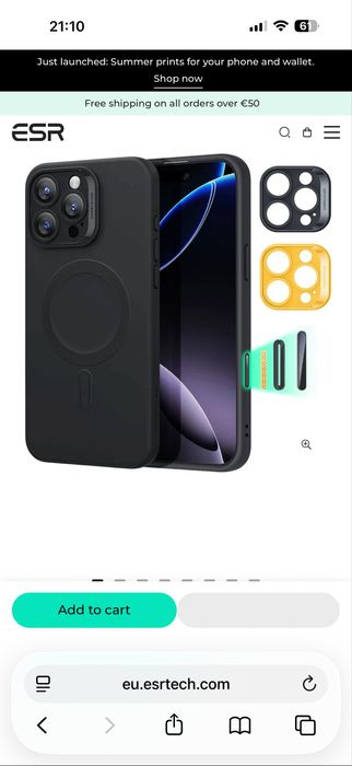 ESR Оригинален Калъф iphone 16 pro MAX