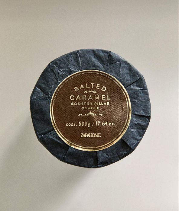 Lumanare Zara Home SALTED  CARAMEL SARAT XL 500 gr