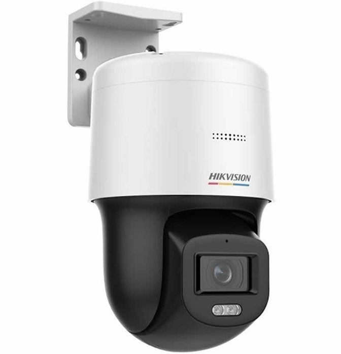 Camera de supraveghere video IP PT 4MP cu lumina alba 30M si lentila fixa Hikvision DS-2DE2C400SCG-E F1