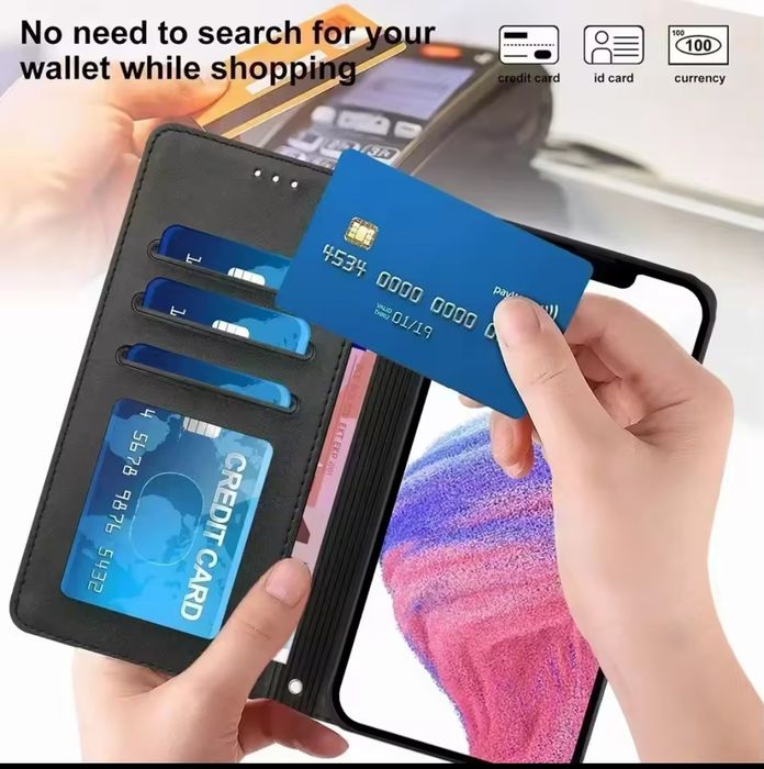 TCL 408 тип тефтер с RFID блокиране