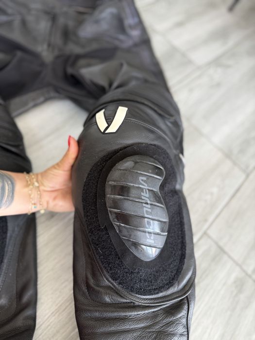 Pantaloni moto piele vanucci