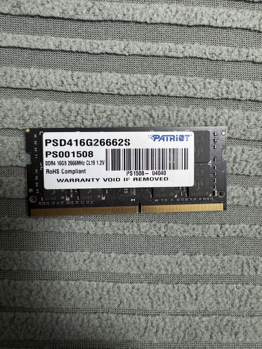 Memorie RAM Patriot 16GB DDR4 2666MHz