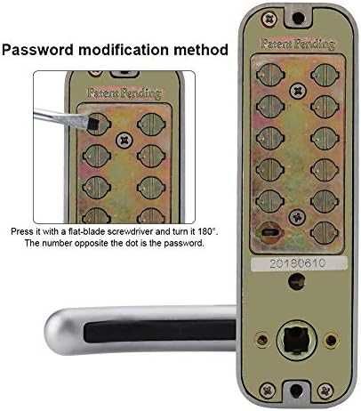 Yala mecanica cifru/parola fara baterii,Inter-Exter,REDUS de la 470RON