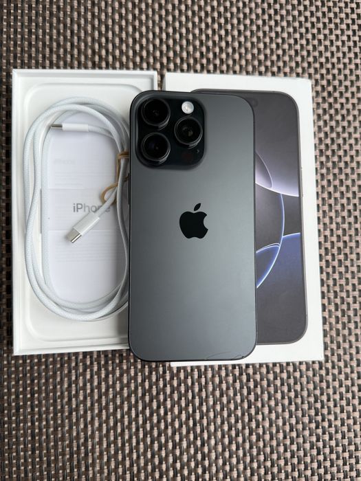 256!ЛИЗИНГ*56лв/м iPhone 16 pro*Black Titanium айфон 16 про черен