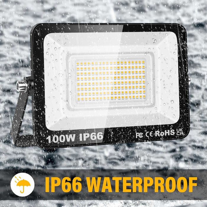 LED прожектор 100W външен