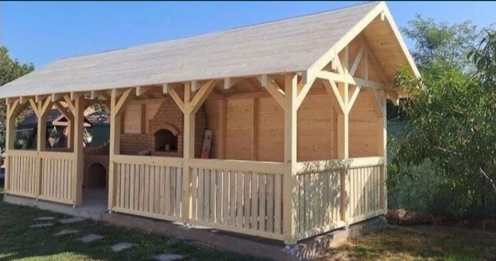 Terase, foișoare, magazii, pergole, căsuțe de gradina, magazii etc